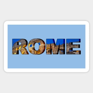 Rome Colosseum letters Magnet